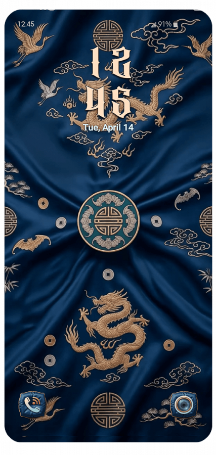 Imperial Blue Silk